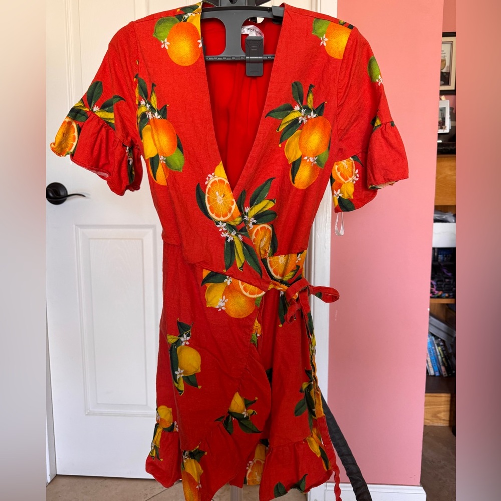 Privacy Please wrap around mini dress